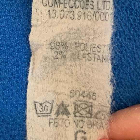 Pistachio Top Blue Sleeveless With Lots of Geometric Cutouts Size Large - Picture 7 of 9